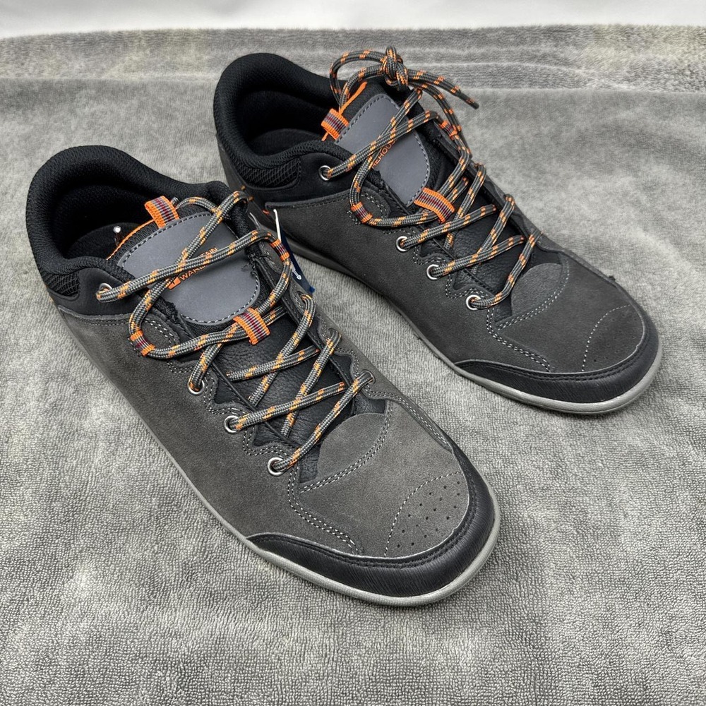 Mountain Warehouse Phantom Mens Shoes Charcoal Grey Orange Hiking Sneakers US 10